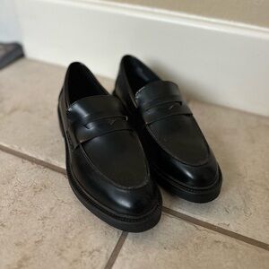 H&M Sleek Black Loafers